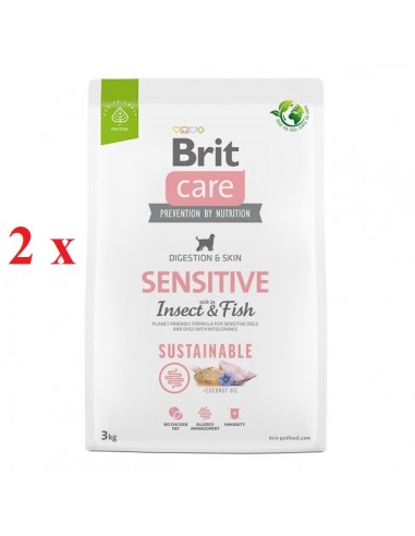 Brit Care Dog Sustainable Sensitive 2 x 3 kg