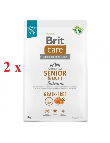 Brit Care Dog Grain-free Senior & Light 2 x 3 kg