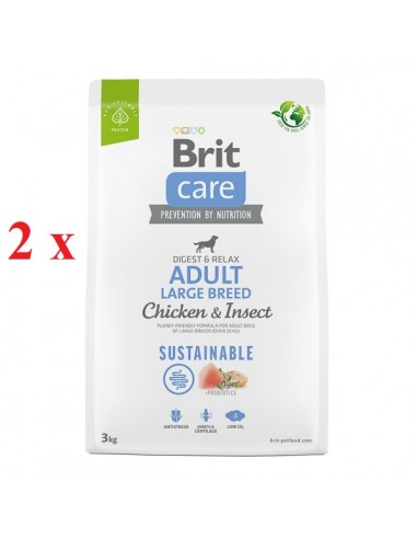 Brit Care Dog Sustainable Adult Large Breed 2 x...