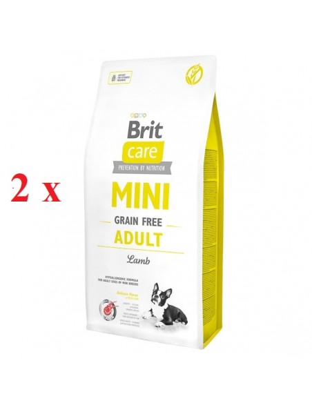 Brit Care Mini Grain Free Adult Lamb 2 x 2 kg