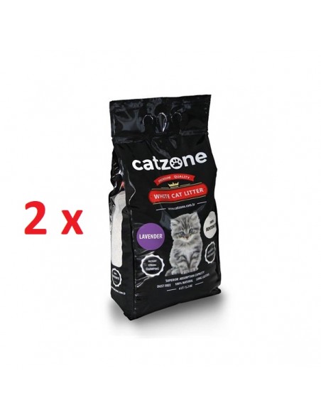 Catzone Clumping Nisip Super Premium Lavanda 2 x 6L/5kg