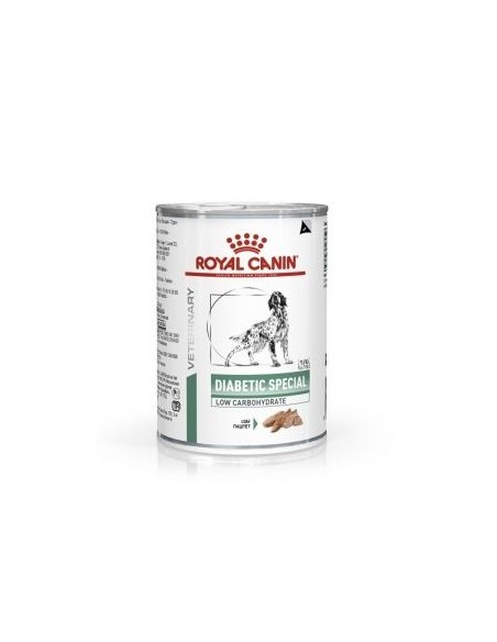 Royal Canin VD, Diabetic Special Low Carbo. Dog, Conserva, 6 x 410 g