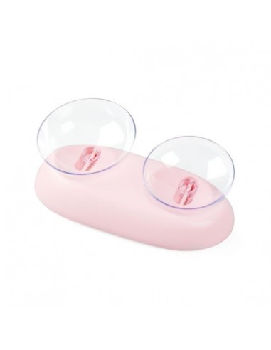 Bol Dublu Fida cu Unghi Ajustabil Pink 330 ml