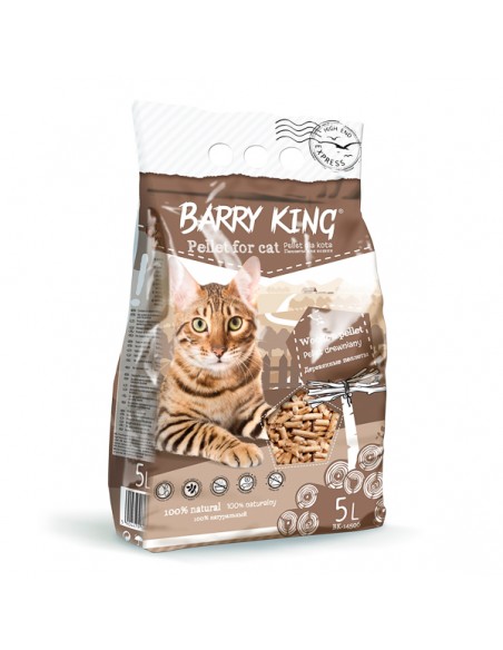 Asternut peleti din lemn Barry King pentru Pisici 5 l