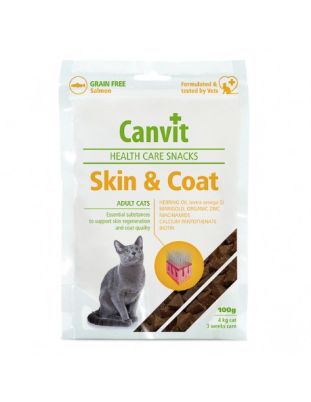 Canvit Health Care Snack Skin and Coat 3 x 100 g