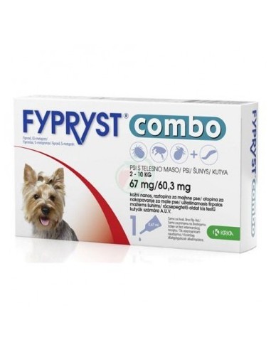 Fypryst Combo Dog S 2-10 kg