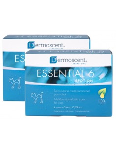 Dermoscent Esential 6 Spot-on Pisica, 2 x 4 pipete
