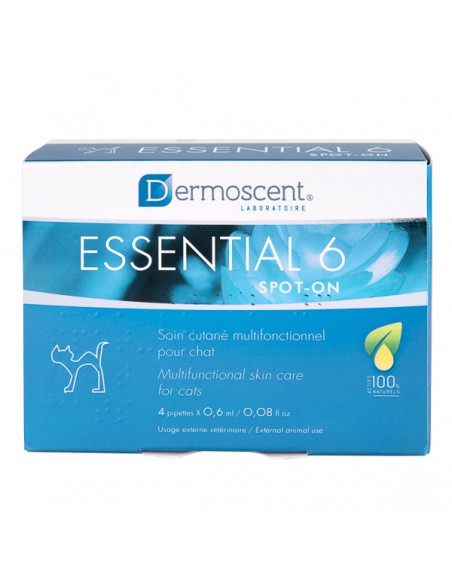 Dermoscent Esential 6 Spot-on Pisica, 4 pipete