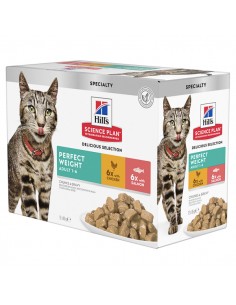 Hill’s SP Feline Adult Perfect Weight plic, 12x85g