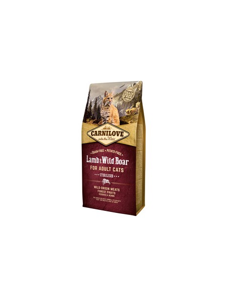 Carnilove Lamb and Wild Boar Cats Sterilised 2 x 6 kg