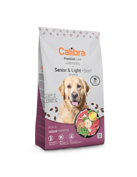Calibra Dog Premium Line Senior & Light Beef 12 kg