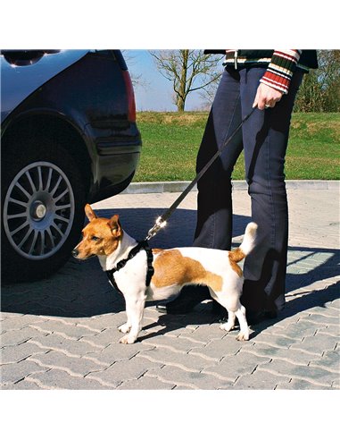 Ham Si Centura Auto Pentru Caini, XS: 20-50 cm/15 mm, Negru, 1288