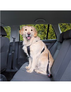 Ham Si Centura Auto Pentru Caini, M: 50-70 cm/25 mm, Negru, 1291 2