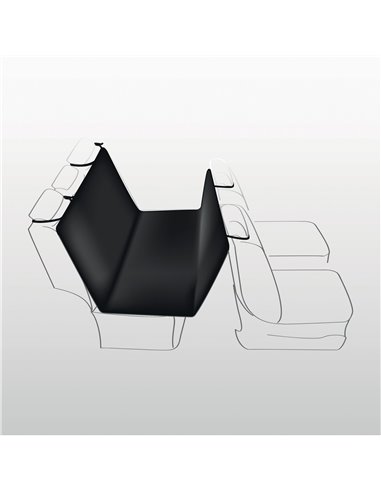 Husa Protectie Bancheta Auto, 1.45x1.60 m, Negru, 13472