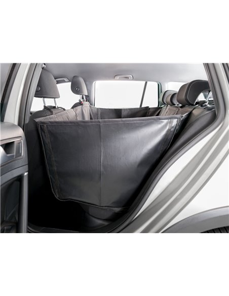Husa Protectie Bancheta Auto, Cu Parti Laterale, 1.50x1.35 m, Negru, 1348