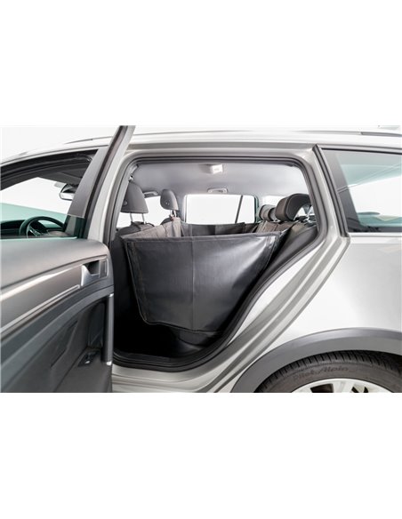 Husa Protectie Bancheta Auto, Cu Parti Laterale, 1.50x1.35 m, Negru, 1348