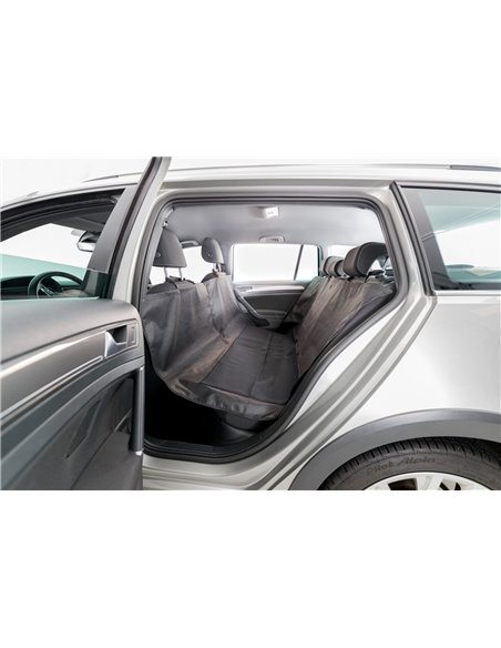 Husa Protectie Bancheta Auto, Cu Parti Laterale, 1.50x1.35 m, Negru, 1348