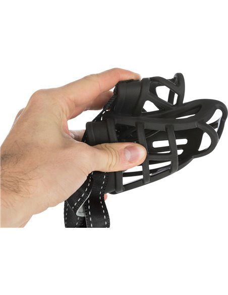 Botnita Flexibila, Cauciuc, M (Bot 25 cm/ Cap 19 cm) Negru 17612