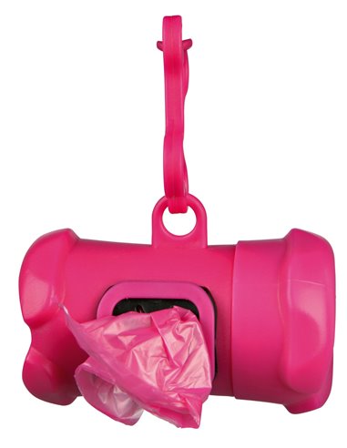 Dispenser Pungi Igienice, Plastic, 1 rola/15 buc, Diverse Culori, 22846