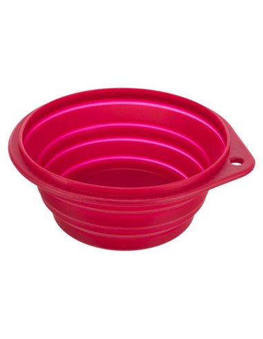 Castron De Voiaj, Pliabil, Silicon, 2 l/22 cm, Diferite Culori, 25013