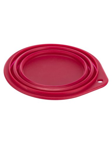 Castron De Voiaj, Pliabil, Silicon, 2 l/22 cm, Diferite Culori, 25013