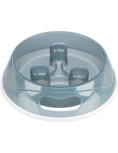Castron Plastic Pentru Hranire Lenta 0.9 l/23 cm, Diverse Culori, 25032