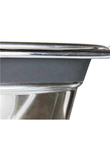 Set 2 Castroane Inox Cu Suport Metalic, 2x0.9 l/ 16 cm/35x8x19 cm, 25232