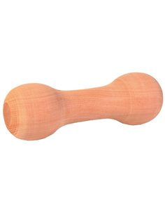 Jucarie De Aport Pentru Caini, Haltera, Lemn, 15cm/125 g 3220