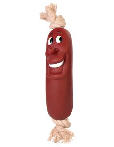 Jucarie Pentru Caini, Carnat Pe Sfoara, 11 cm, 3242