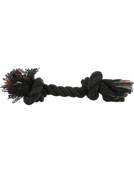 Jucarie Pentru Caini, Sfoara Cu 2 Noduri Mijlocii, 20 cm/50 g, Diverse Culori, 3271	