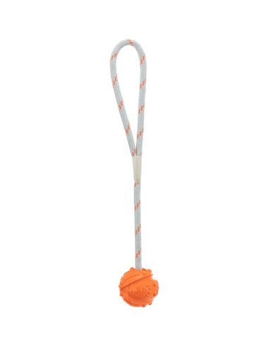 Jucarie Pentru Caini, Minge Pe Sfoara, Plutitoare, 4.5 cm/35 cm, 33481