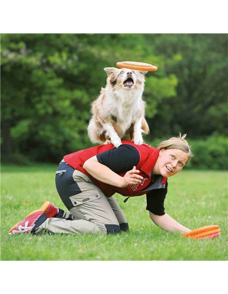 Jucarie Dog Activity, Frissbee, Diverse Culori, 19 cm, 33561