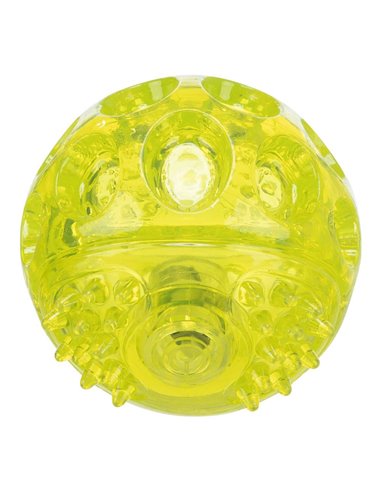 Jucarie Pentru Caini, Minge Luminoasa, 7.5 cm, Lime, 33643