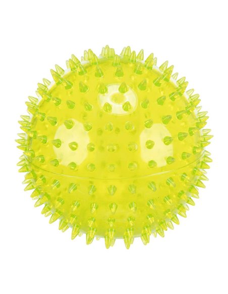 Jucarie Pentru Caini, Minge Arici, Plutitoare,12 cm, Lime, 33652
