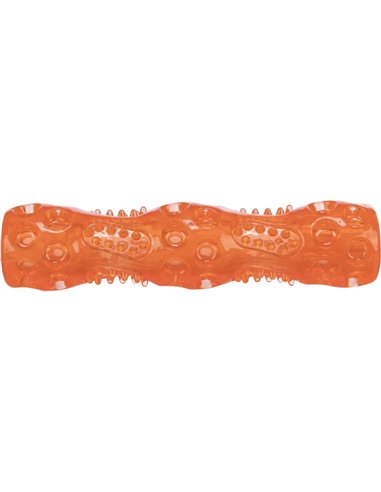 Jucarie Pentru Caini, Baston, TPR, Cu Sunet, 18 cm, Portocaliu, 33653