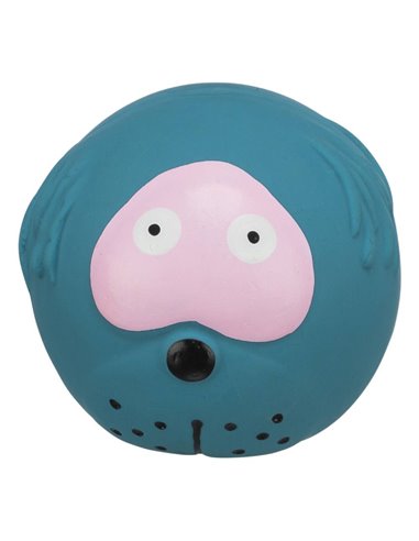 Jucarie Pentru Caini, Minge Chip Animal, Latex, Cu Sunet, 6 cm, Diverse Culori, 3504	