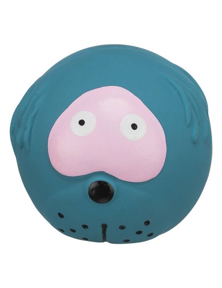 Jucarie Pentru Caini, Minge Chip Animal, Latex, Cu Sunet, 6 cm, Diverse Culori, 3504	