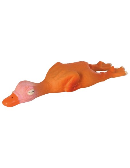 Jucarie Pentru Caini, Rata, Latex, Cu Sunet, 14 cm, 35093