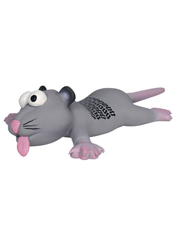 Jucarie Pentru Caini, Sobolan/Soarece, Latex, Cu Sunet, 22 cm, 35232	
