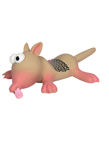 Jucarie Pentru Caini, Sobolan/Soarece, Latex, Cu Sunet, 22 cm, 35232	