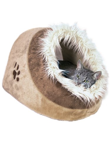 Cos Minou Blanita 41x30x50 cm Bej/Maro cu Blanita 36282