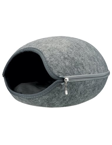 Cos Luna Soft, Cu Fermoar, 40x24x46 cm, Gri, 36316