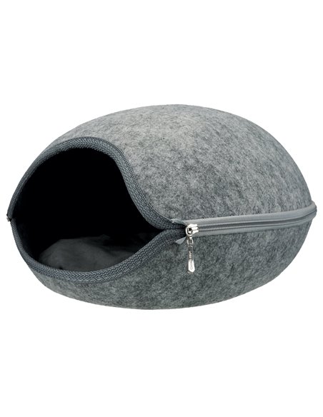 Cos Luna Soft, Cu Fermoar, 40x24x46 cm, Gri, 36316