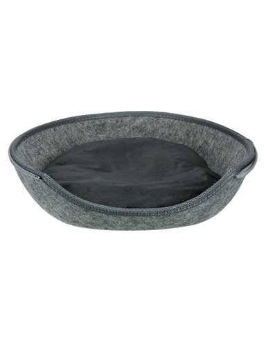 Cos Luna Soft, Cu Fermoar, 40x24x46 cm, Gri, 36316