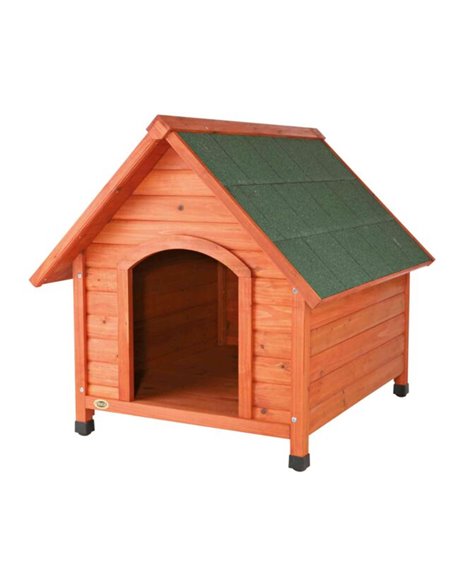 Casuta Cabana Din Lemn Pentru Caini, S: 71x77x76 cm, Maro, 39530	