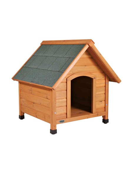 Casuta Cabana Din Lemn Pentru Caini, L: 96x105x112 cm, Maro, 39533	