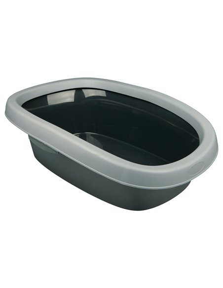 Litiera Carlo 2, Cu Rama, 39x17x58 cm, Gri, 40121