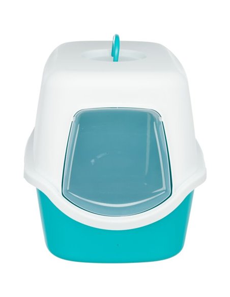 (-20%) Litiera Vico, Cu Capac, 40x40x56 cm, Turcoaz/Alb, 40275