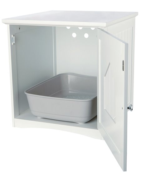 Casuta Pentru Litiera, MDF, 49x51x51 cm, Alb, 40290