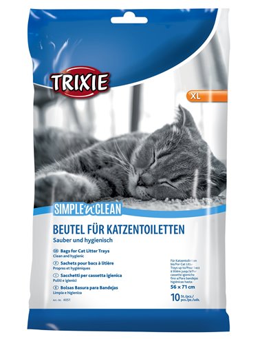 Pungi Igienice Simple'n'Clean, Pentru Litiera, XL: Pana la 56x71 cm, 10 buc, 4051